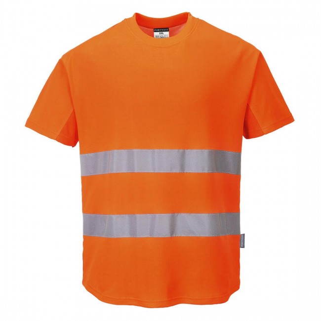 T-shirt Mesh Cotton Comfort Hi-Vis