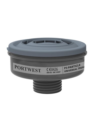 Portwest - Filtro Polveri P3 Filettatura Universale