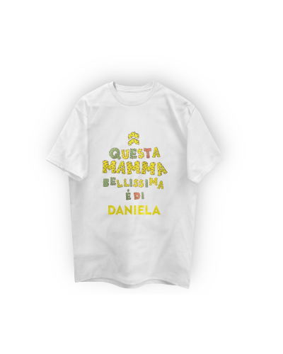 T-Shirt Festa della Mamma "QUESTA MAMMA BELLISSIMA E' DI"