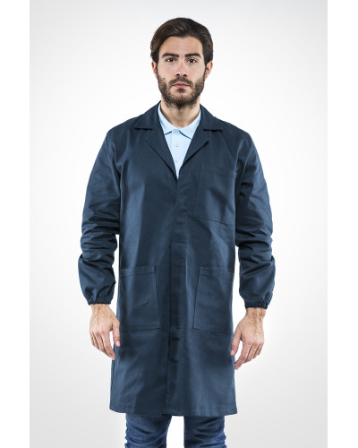 CAMICE - cot.massaua blu c/elastico