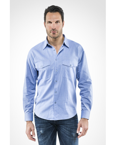 CAMICIA OXFORD MANICA LUNGA