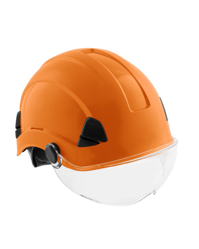 ELMETTO+OCCHIALI CLIFF ROSSO