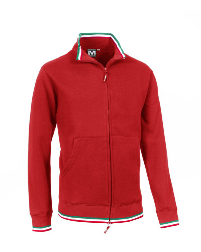 FELPA - full zip jaggy sport