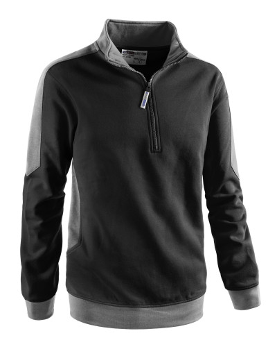 FELPA - mezza zip patch