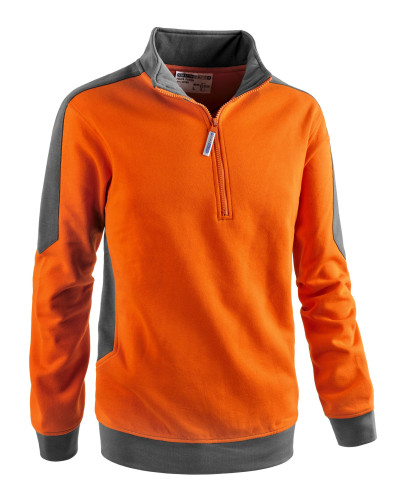 FELPA - mezza zip patch