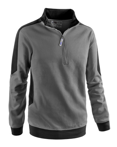 FELPA - mezza zip patch