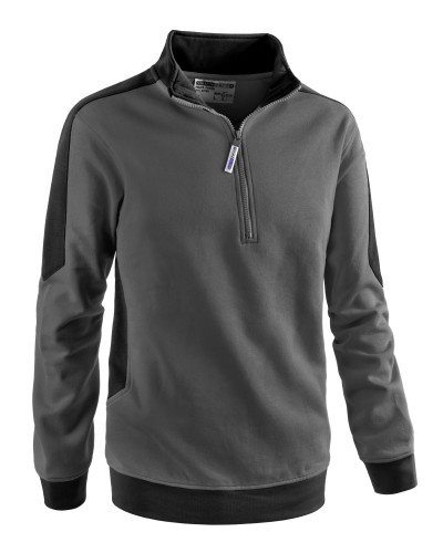 FELPA - mezza zip patch