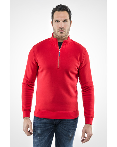 FELPA - mezza zip smash