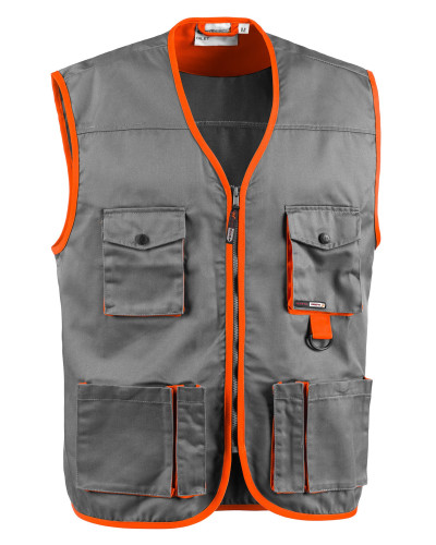 GILET SPAZIO SJ GRIGIO/ARANCIO NEW