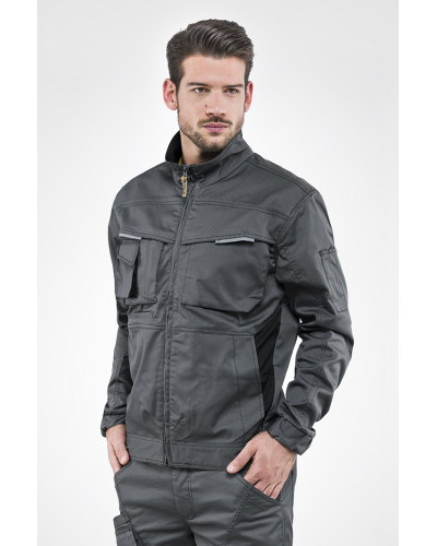 GIUBBETTO SMOKE GRIGIO/NERO