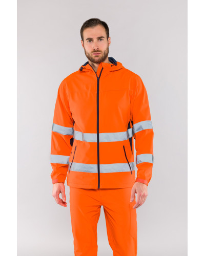 GIUBBINO - ecolight h.v. softshell  100% poliestere eco 240 g/m