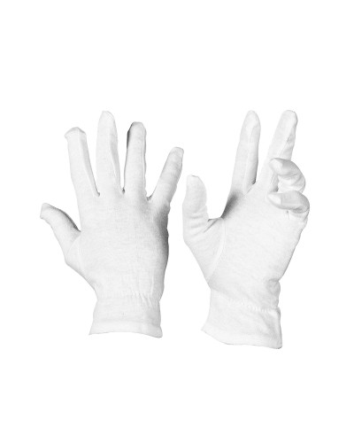 GUANTO COTONE BIANCO UOMO TG 10