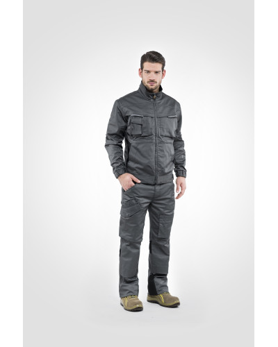 PANTALONE SMOKE GRIGIO/NERO