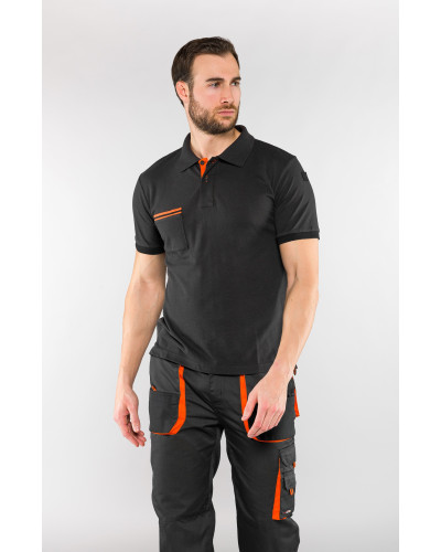 POLO ECLISSE SJ GRIGIO ANTR./NERO