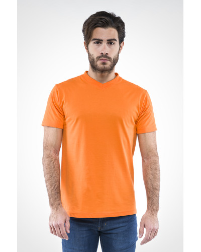 T-SHIRT - scollo a v v-tex