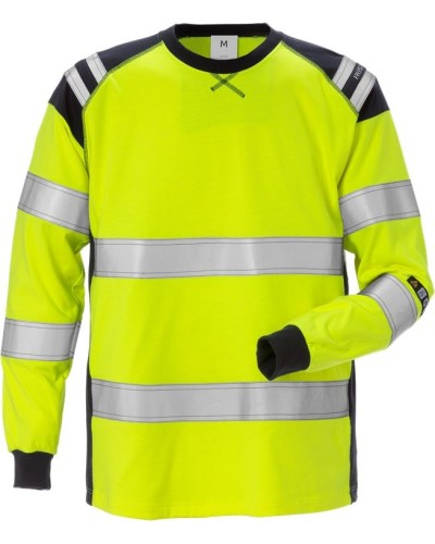 T-shirt M/L Flamestat high vis classe 3 7077 TFLH