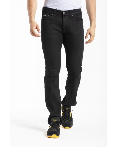 WORK9B - Jeans Fibreflex® vestibilità straight nero