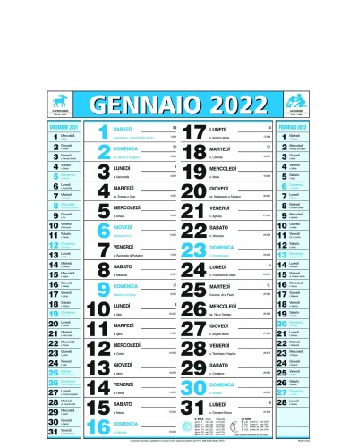 IT21-OL2325 STANDARD    Calendario Olandese