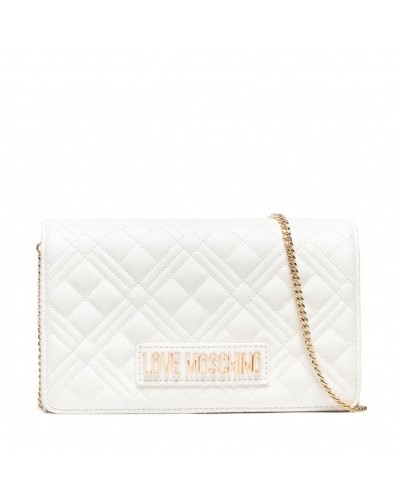 BORSA QUILTED PU BIANCO